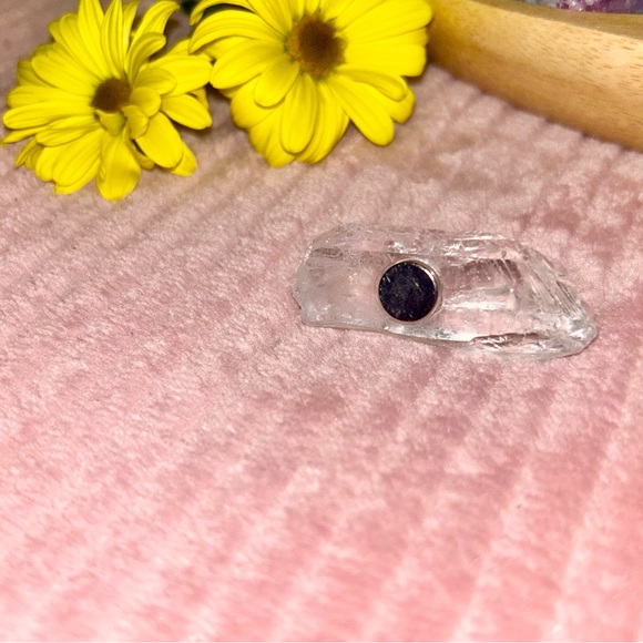 Clear Quartz Crystal Magnet Small Decorative Clear Magnet - Picture 3 of 3